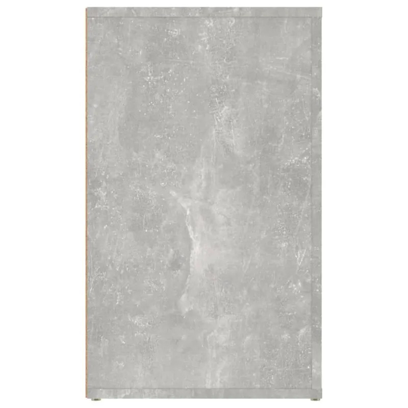 Naktinė spintelė, betono pilka, 50x36x60cm, apdirbta mediena