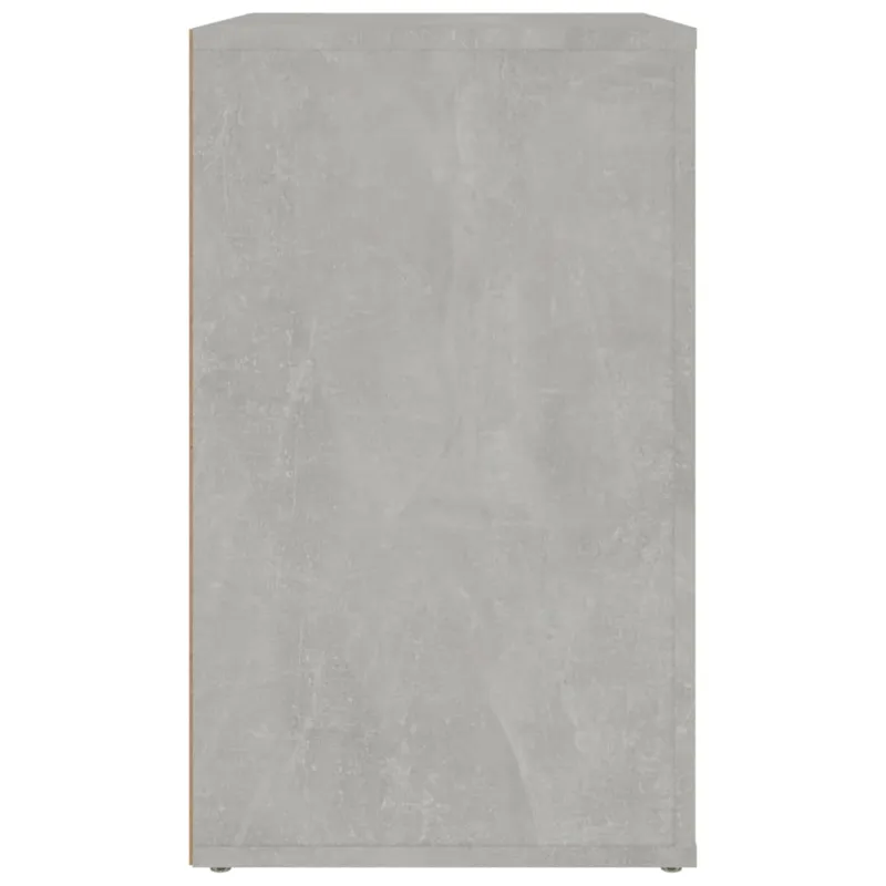 Naktinė spintelė, betono pilka, 50x36x60cm, apdirbta mediena