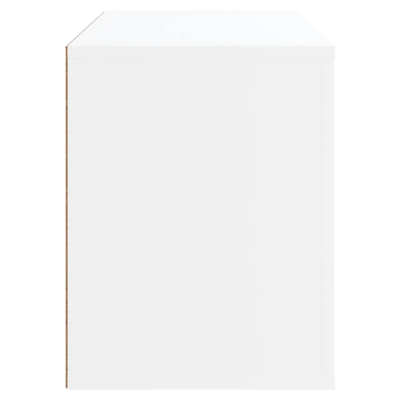 Spintelė batams, baltos spalvos, 80x35x45cm, apdirbta mediena