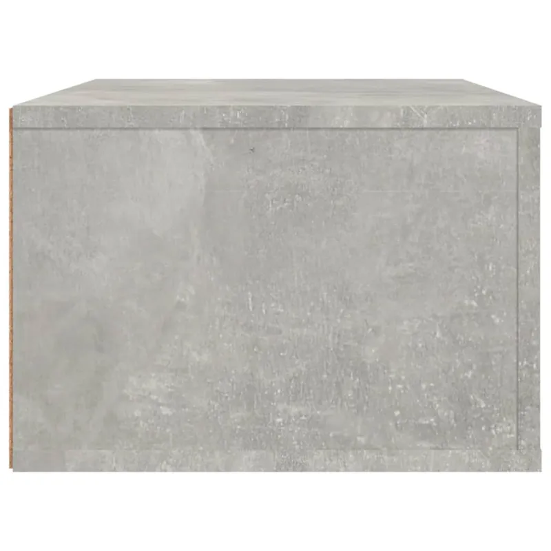 Pakabinama TV spintelė, betono pilka, 80x36x25cm, mediena