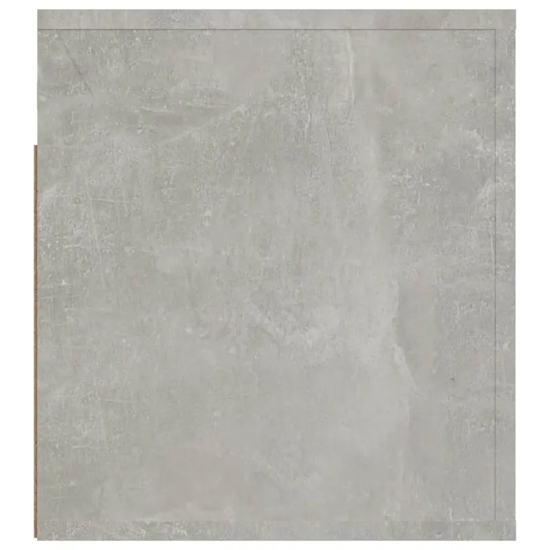 Sieninė naktinė spintelė, betono pilka, 50x36x40cm