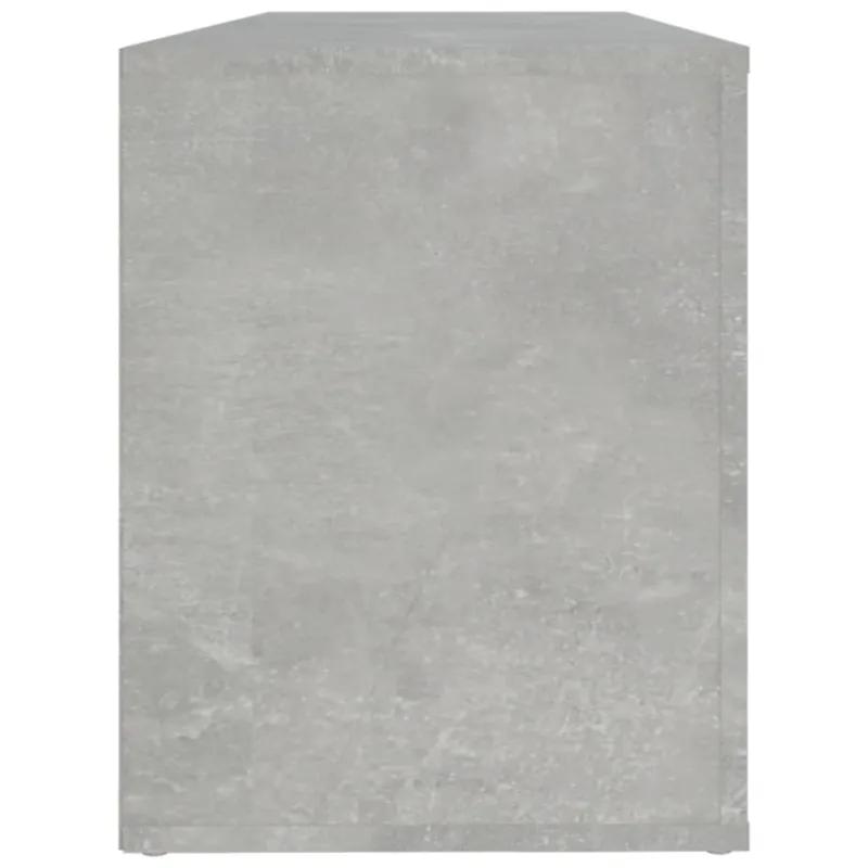 Spintelė batams, betono pilka, 100x35x45cm, apdirbta mediena