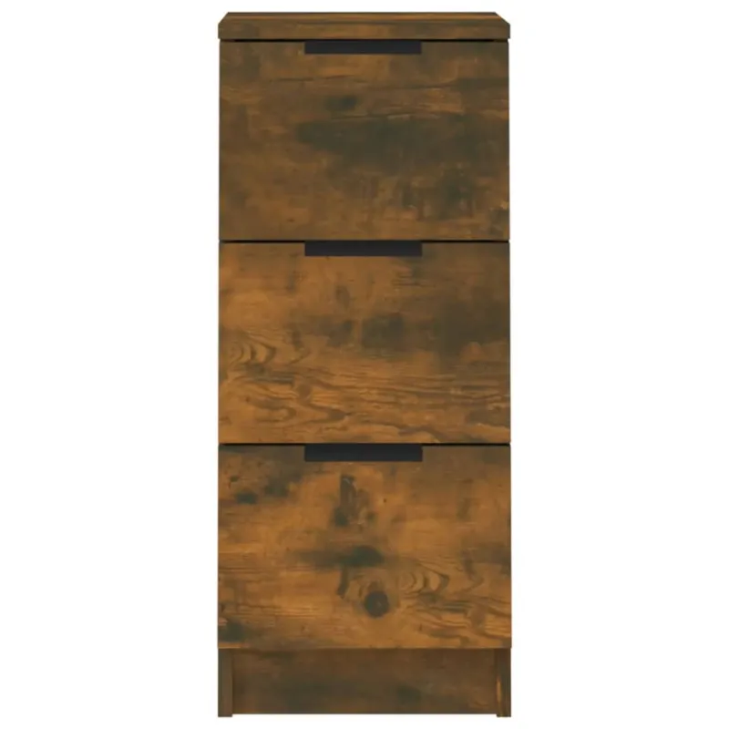 Šoninė spintelė, dūminio ąžuolo, 30x30x70cm, apdirbta mediena