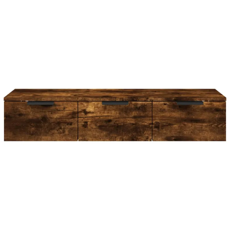 Sieninė spintelė, dūminio ąžuolo, 102x30x20cm, apdirbta mediena
