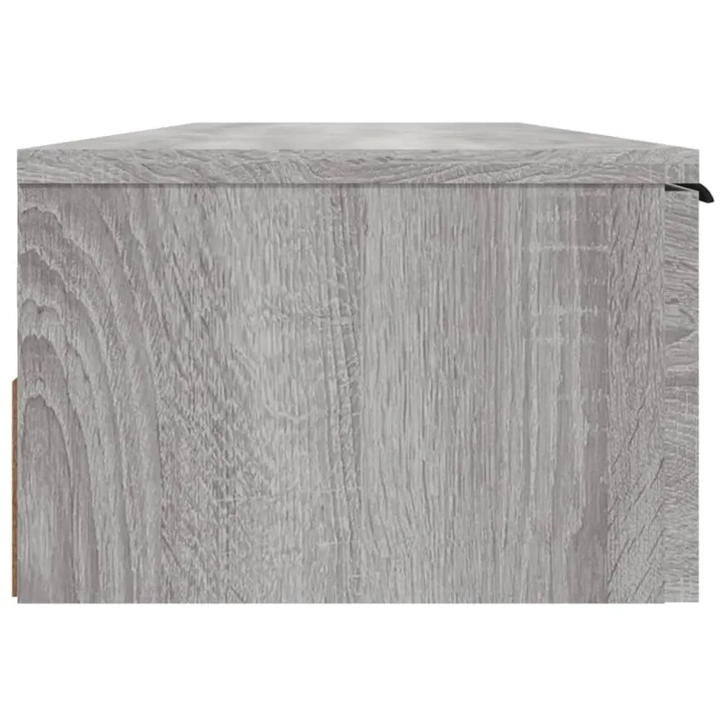 Sieninė spintelė, pilka ąžuolo, 102x30x20cm, apdirbta mediena