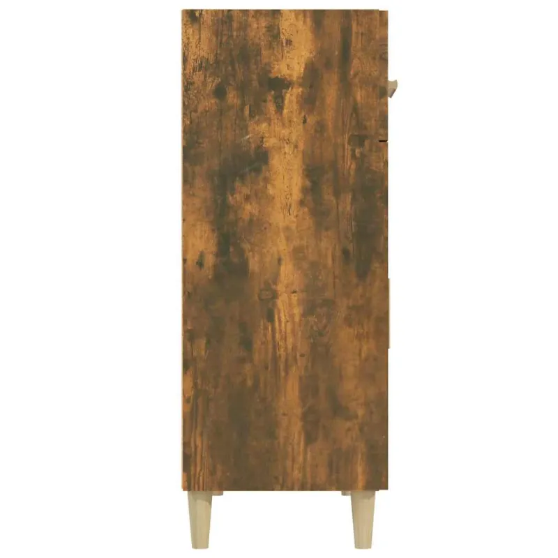 Šoninė spintelė, dūminio ąžuolo, 69,5x34x89cm, apdirbta mediena