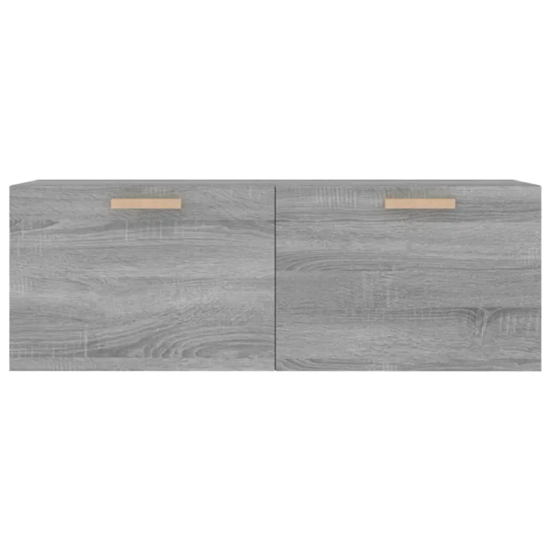 Sieninė spintelė, pilka ąžuolo, 100x36,5x35cm, apdirbta mediena