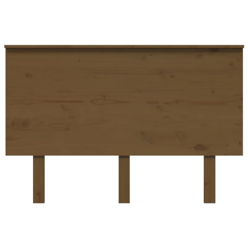 Lovos galvūgalis, medaus rudas, 124x6x82,5cm, pušies masyvas