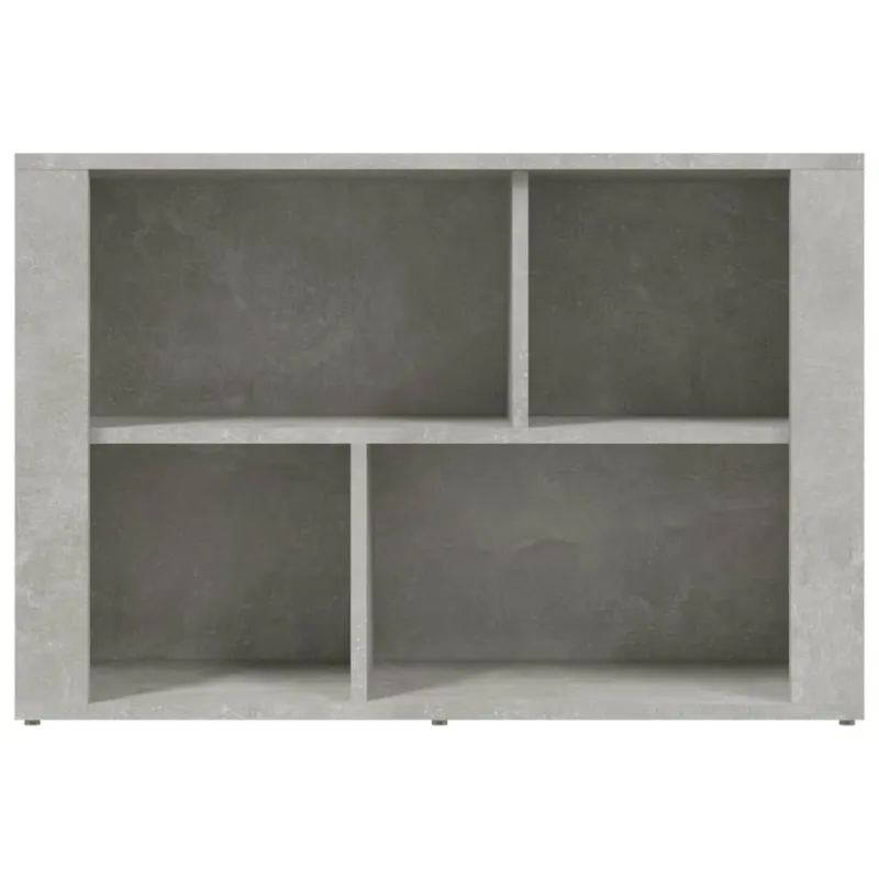 Šoninė spintelė, betono pilka, 80x30x54cm, apdirbta mediena