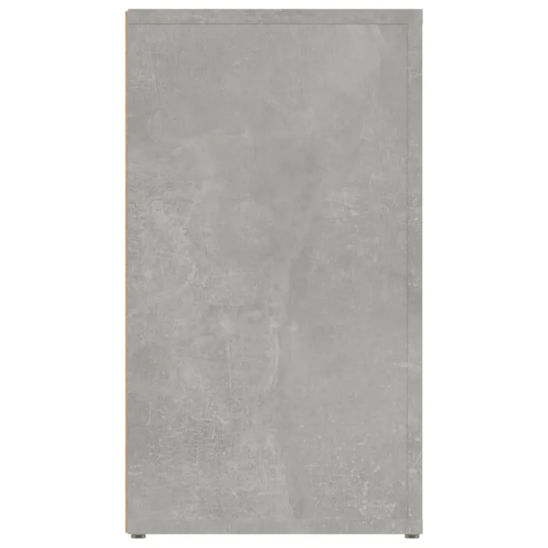 Šoninė spintelė, betono pilka, 80x30x54cm, apdirbta mediena