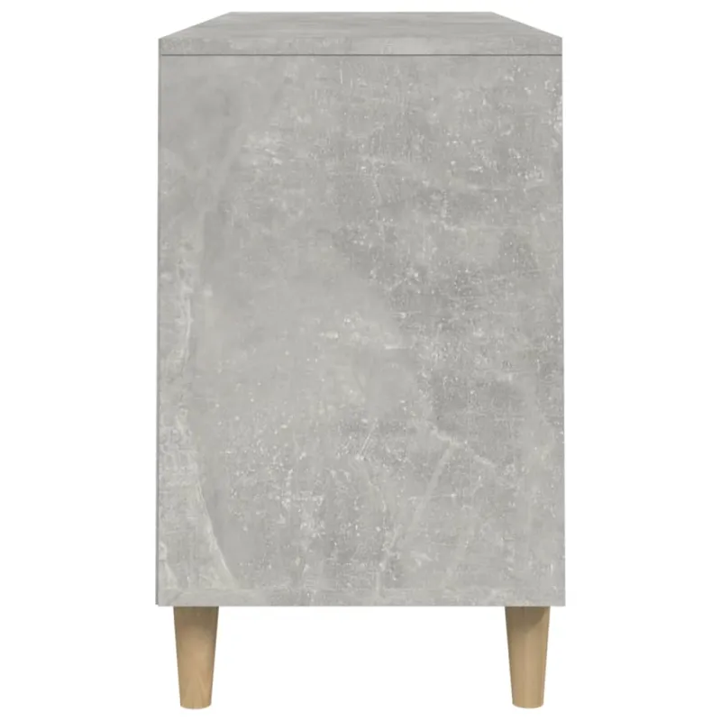 Spintelė batams, betono pilka, 102x36x60cm, apdirbta mediena