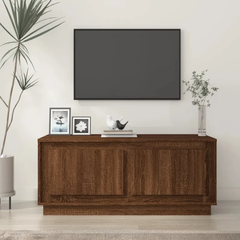 Kavos staliukas, rudas ąžuolo, 102x50x44cm, apdirbta mediena