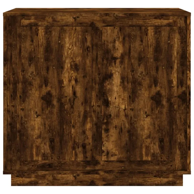 Šoninė spintelė, dūminio ąžuolo, 80x34x75cm, apdirbta mediena