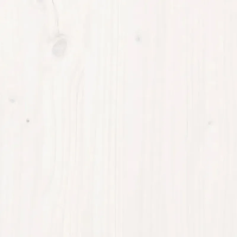 Šoninė spintelė, balta, 100x40x75cm, pušies medienos masyvas