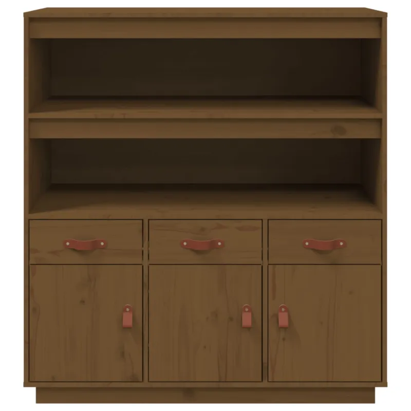 Komoda, medaus ruda, 100x40x108,5cm, pušies medienos masyvas