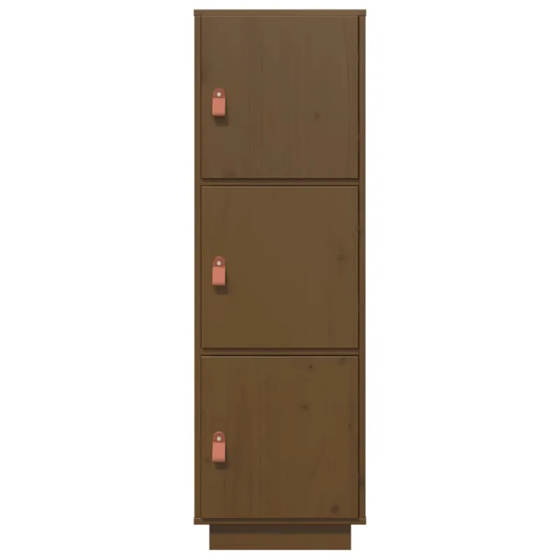 Komoda, medaus ruda, 34x40x108,5cm, pušies medienos masyvas
