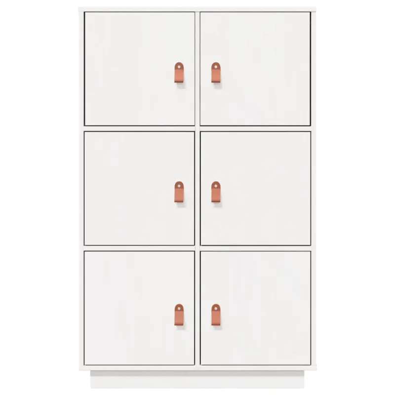 Komoda, balta, 67x40x108,5cm, pušies medienos masyvas