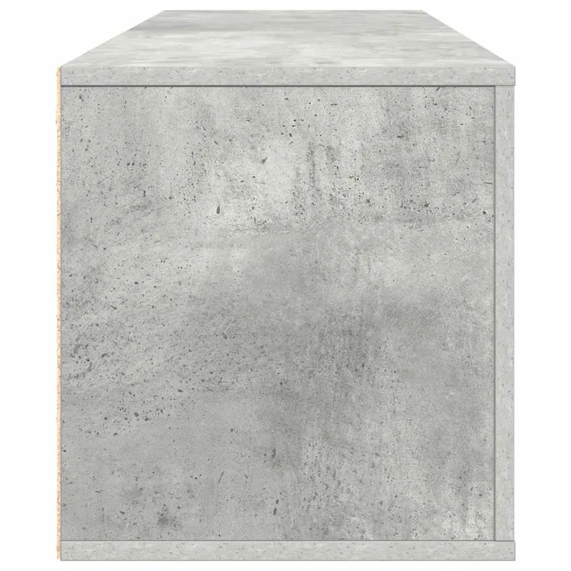 Spintelė batams, betono pilka, 100x35x38cm, apdirbta mediena