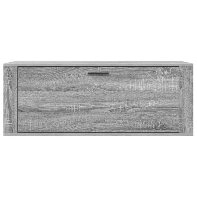Spintelė batams, pilka ąžuolo, 100x35x38cm, apdirbta mediena