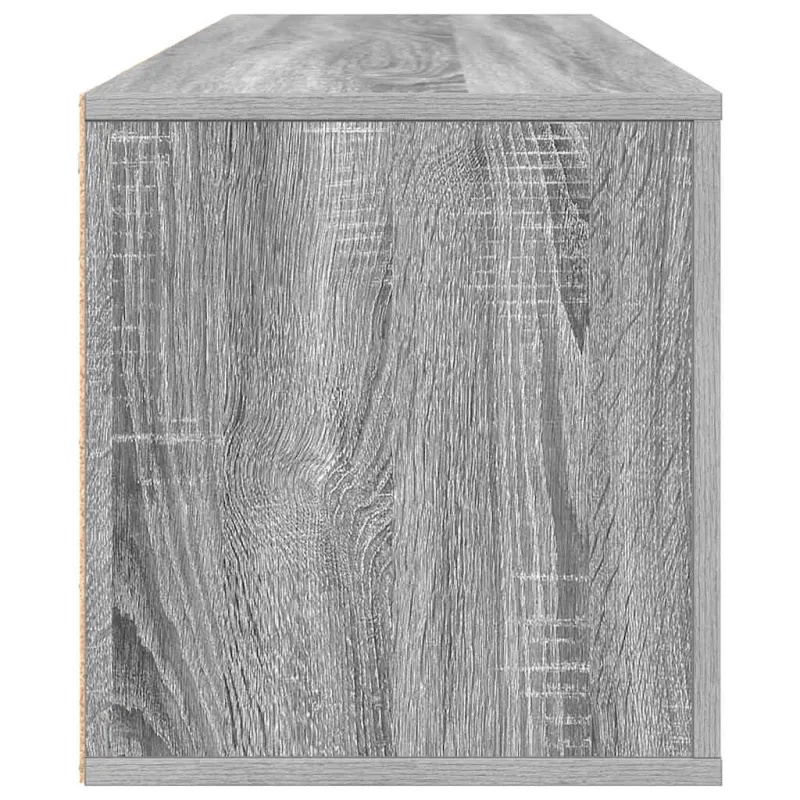 Spintelė batams, pilka ąžuolo, 100x35x38cm, apdirbta mediena
