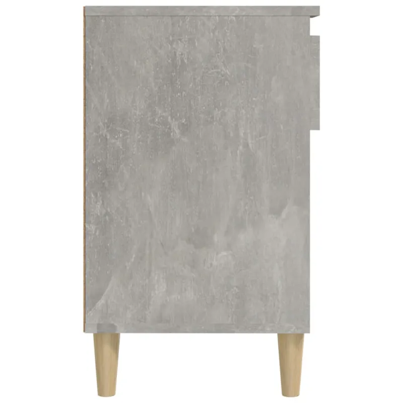 Spintelė batams, betono pilka, 102x36x60cm, apdirbta mediena