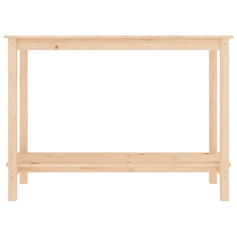 Konsolinis staliukas, 110x40x80cm, pušies medienos masyvas