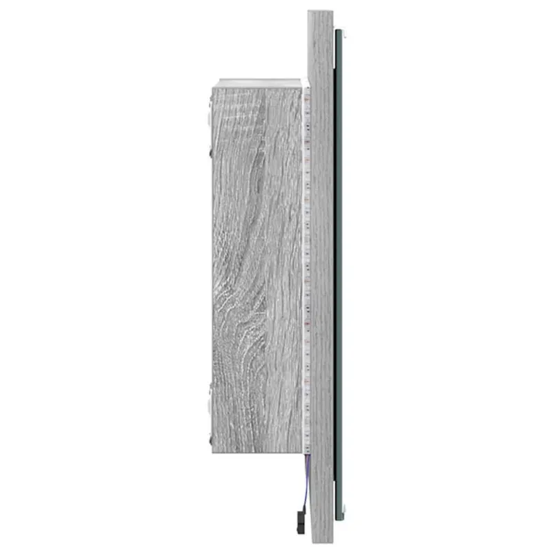 LED vonios veidrodis Pilkas Sonoma 40 x 37 x 8.5 cm