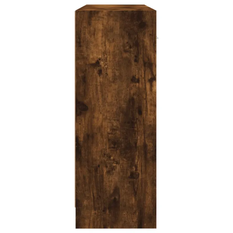 Šoninė spintelė, dūminio ąžuolo, 91x28x75cm, apdirbta mediena