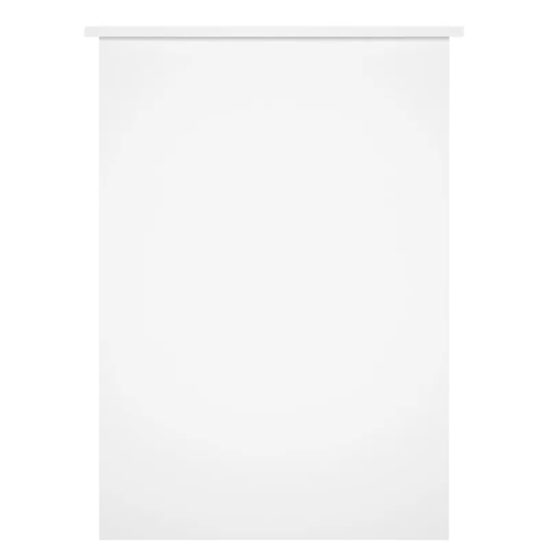 Rašomasis stalas, baltas, 100x55x75cm, mediena, blizgus