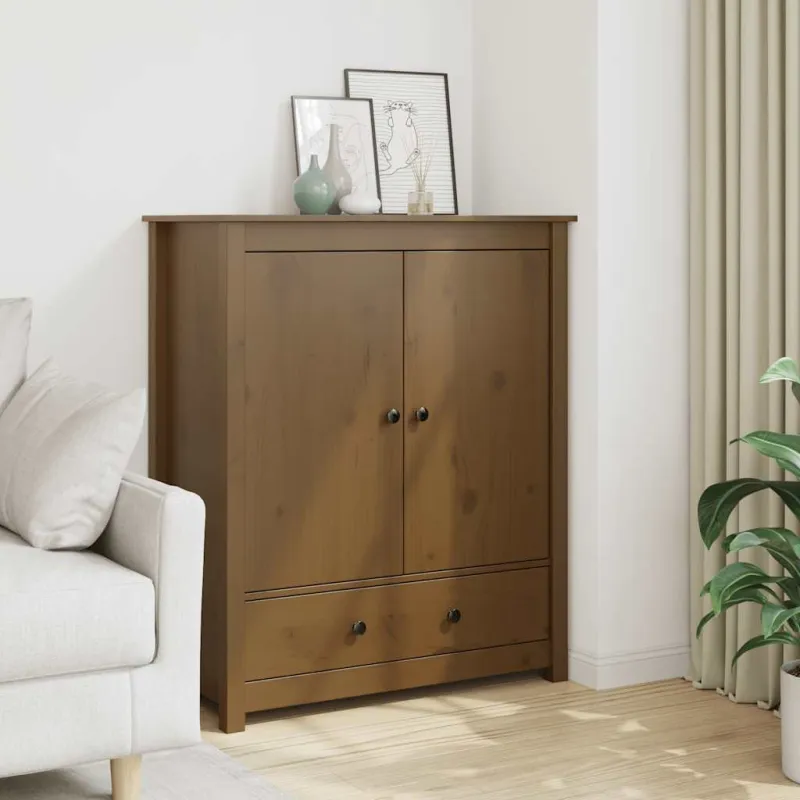 Komoda, medaus ruda, 83x41,5x100cm, pušies medienos masyvas