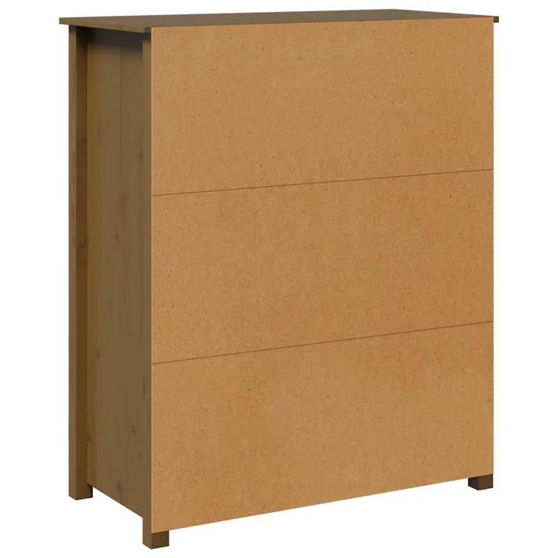 Komoda, medaus ruda, 83x41,5x100cm, pušies medienos masyvas