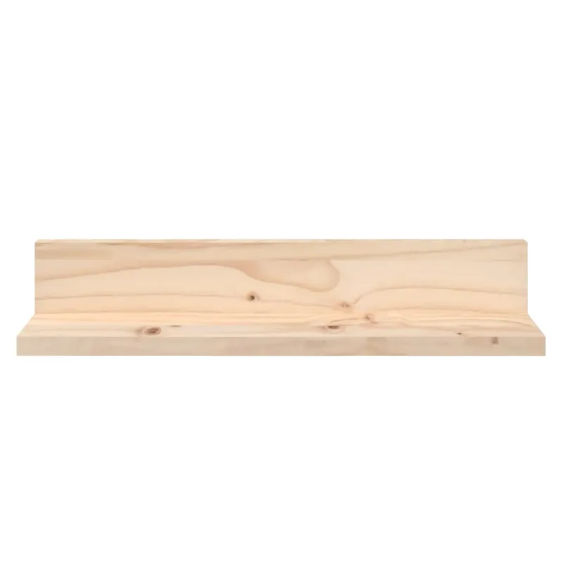 Sieninės lentynos, 2vnt., 50x11x9cm, pušies medienos masyvas