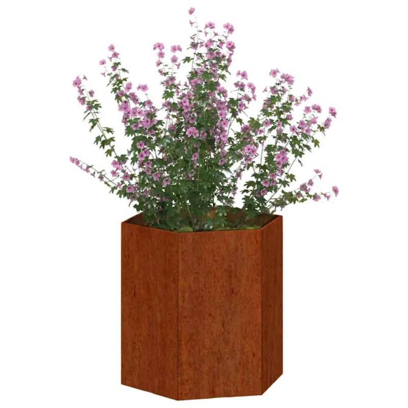 Lovelis, rūdžių spalvos, 40x40x45cm, Corten plienas