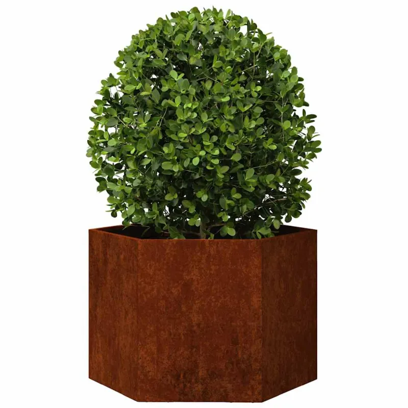 Lovelis, rūdžių spalvos, 60x60x45cm, Corten plienas