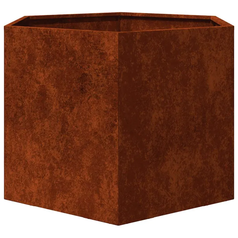 Lovelis, rūdžių spalvos, 60x60x45cm, Corten plienas