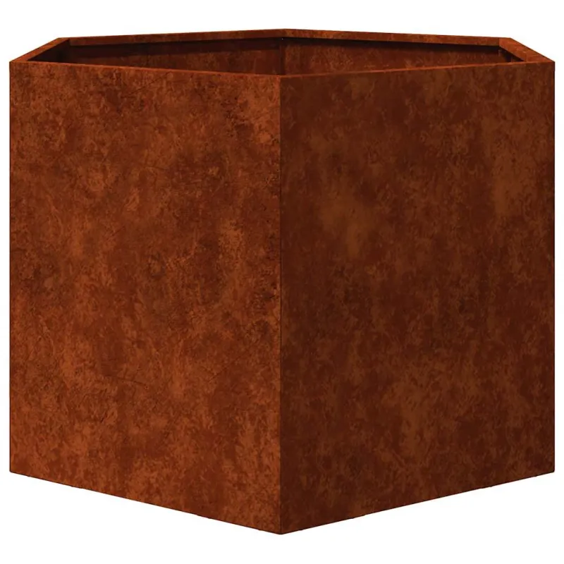 Lovelis, rūdžių spalvos, 60x60x45cm, Corten plienas