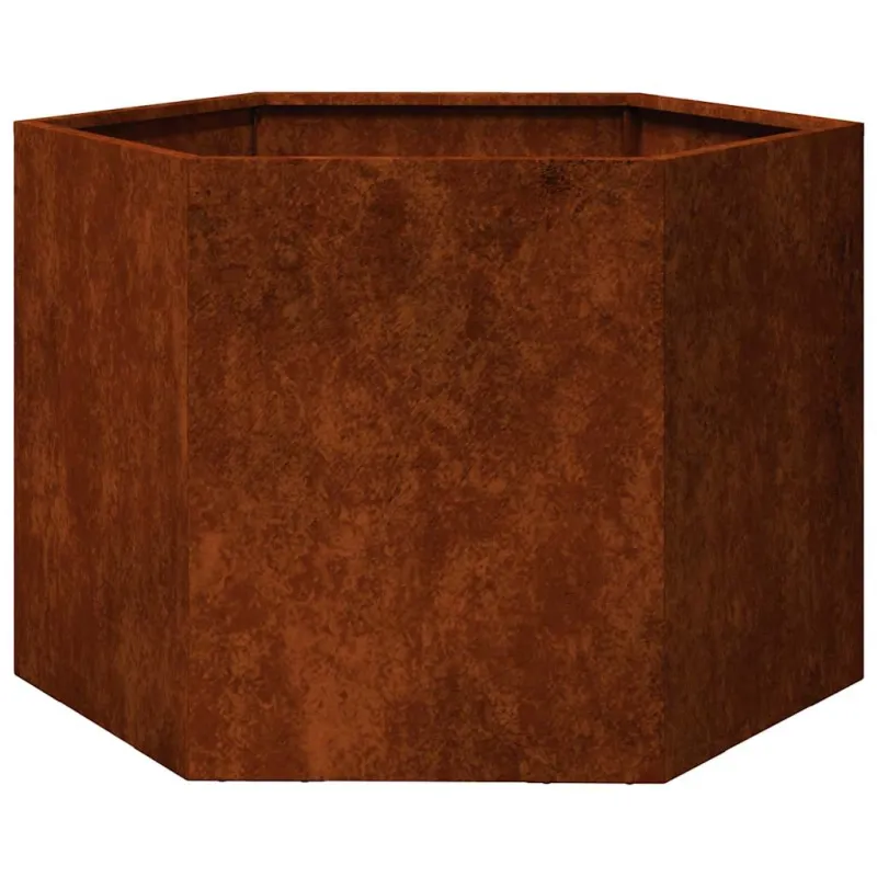Lovelis, rūdžių spalvos, 60x60x45cm, Corten plienas