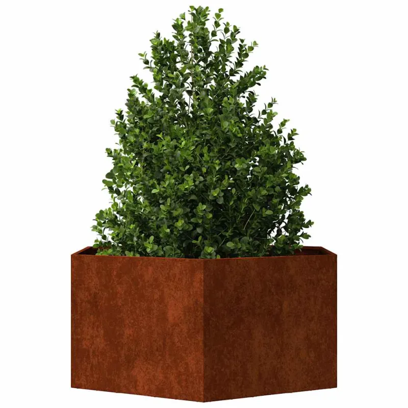 Lovelis, rūdžių spalvos, 90x90x45cm, Corten plienas