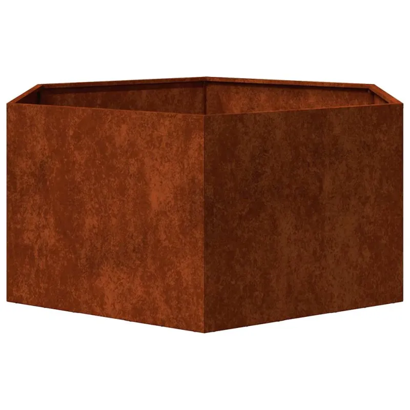 Lovelis, rūdžių spalvos, 90x90x45cm, Corten plienas