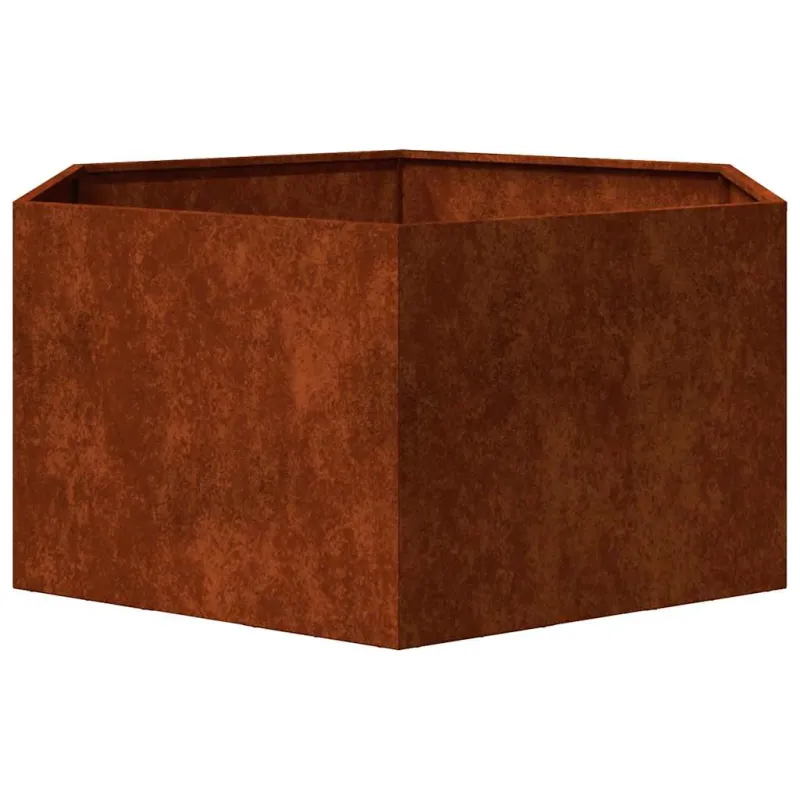 Lovelis, rūdžių spalvos, 90x90x45cm, Corten plienas
