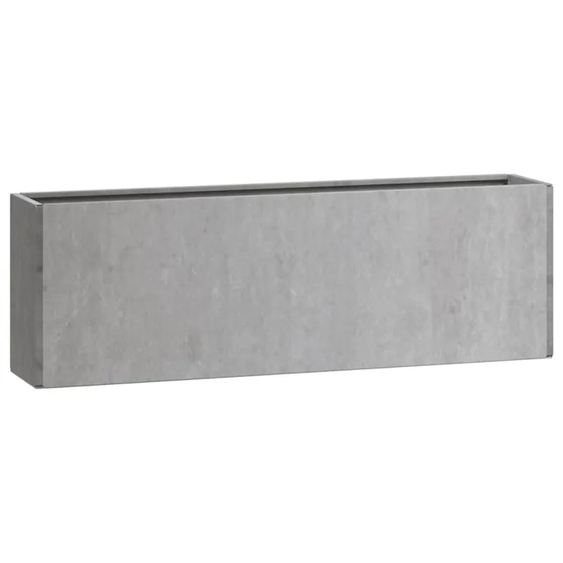 Sieniniai loveliai, 2vnt., rūdžių, 53x10x17cm, Corten plienas