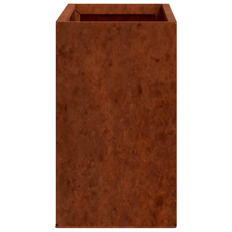 Sieniniai loveliai, 2vnt., rūdžių, 53x10x17cm, Corten plienas