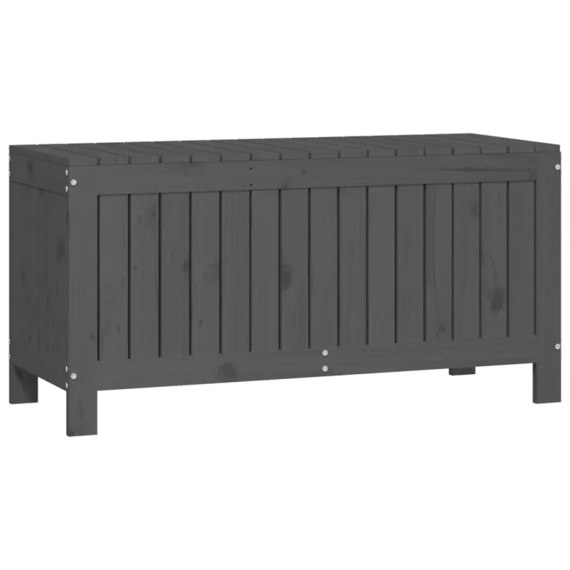 Sodo daiktadėžė, pilka, 108x42,5x54cm, pušies medienos masyvas