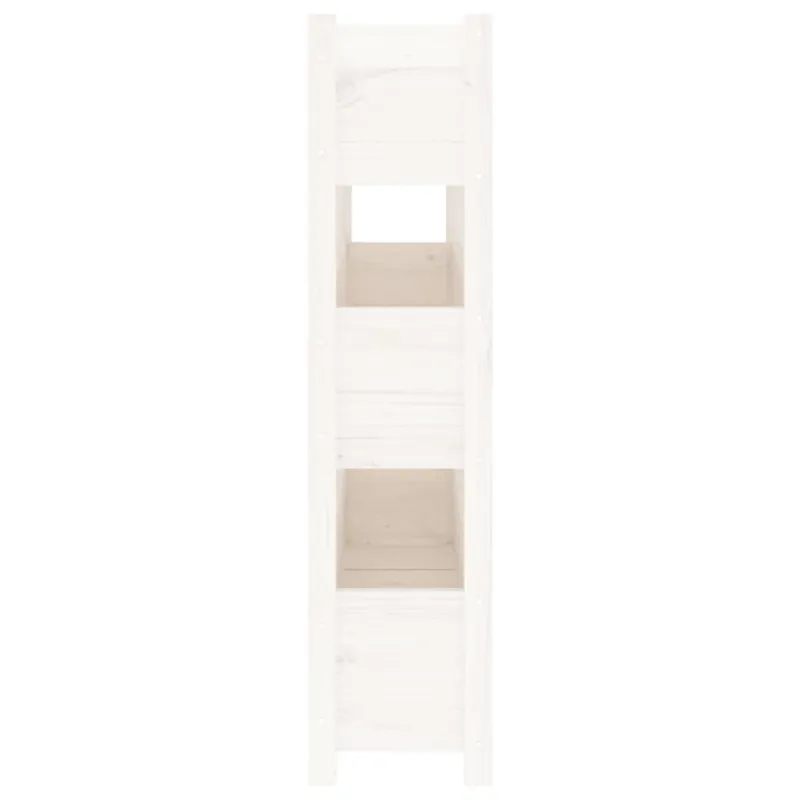 Lovelis, baltas, 112x25x104,5cm, pušies medienos masyvas
