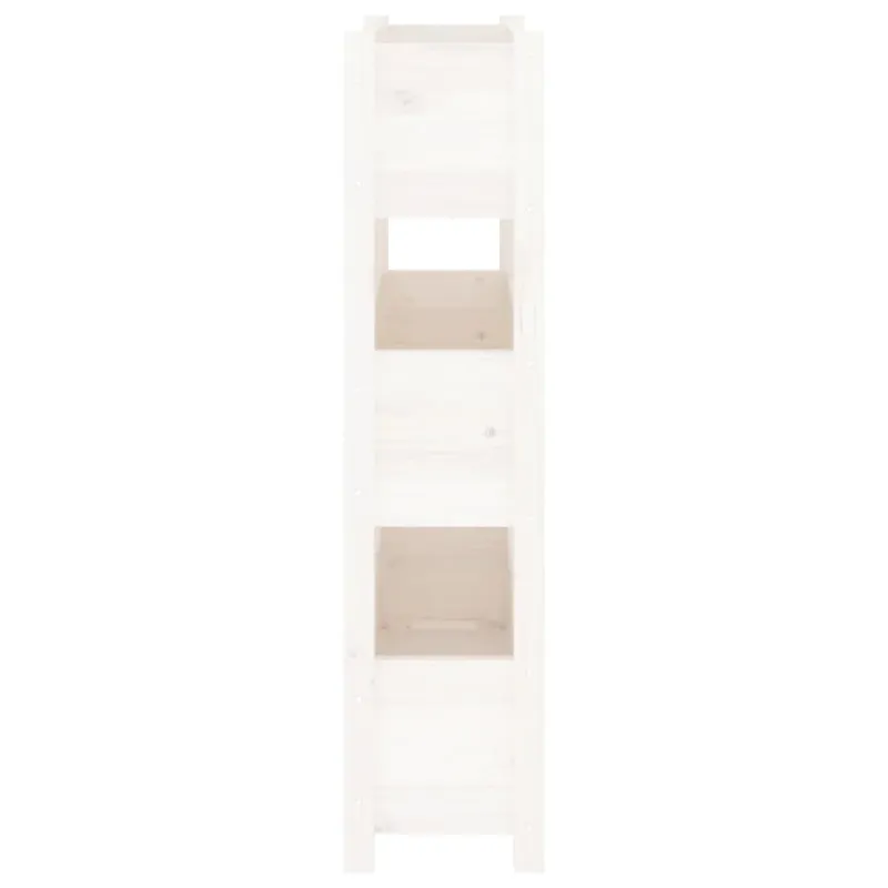 Lovelis, baltas, 77x25x104,5cm, pušies medienos masyvas