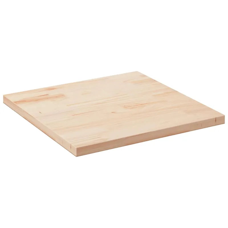 Stalviršis, 90x90x2,5cm, pušies medienos masyvas, kvadratinis