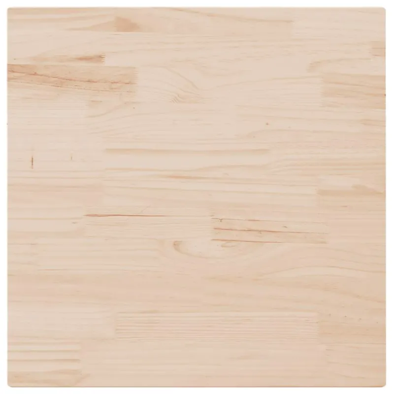 Stalviršis, 90x90x2,5cm, pušies medienos masyvas, kvadratinis