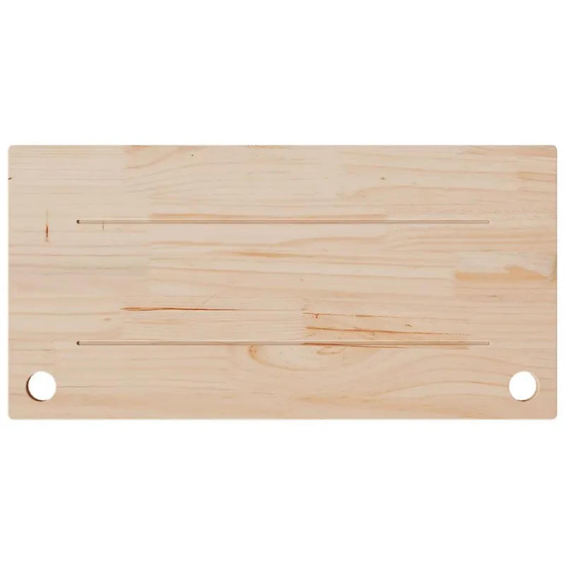 Rašomojo stalo stalviršis, 80x40x2,5cm, pušies medienos masyvas