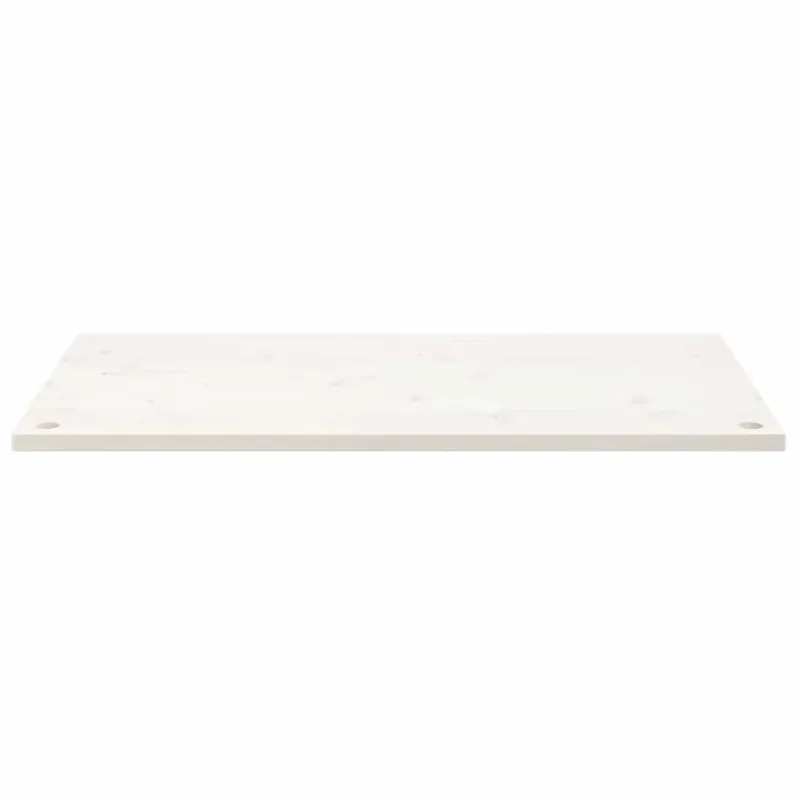 Rašomojo stalo stalviršis, baltas, 100x50x2,5cm, pušies masyvas