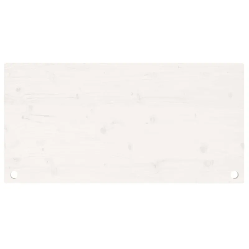 Rašomojo stalo stalviršis, baltas, 100x50x2,5cm, pušies masyvas